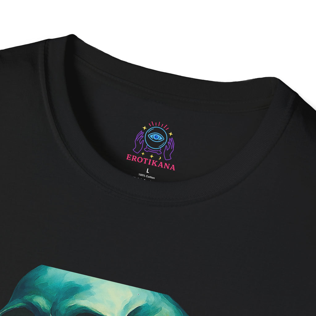Gay to the Grave- Vibrant Skeleton Art T-Shirt | Unisex Graphic Tee for Halloween, Partywear, Casual Style, Unique Gift, Artsy Fashion